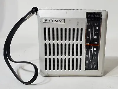 Vintage Sony TFM-3700W AM/FM Solid State Radio Silver Tested And Working Japan • $24.50