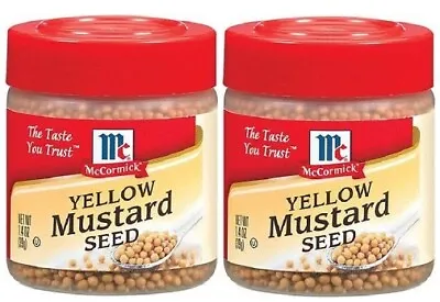 McCormick Specialty Herbs And Spices Yellow Mustard Seed 2 Pack • $18.95