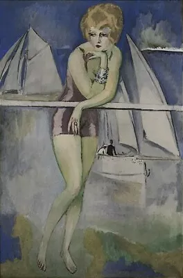 The Bather Deauville : Kees Van Dongen : 1920 :  Art Print • $79