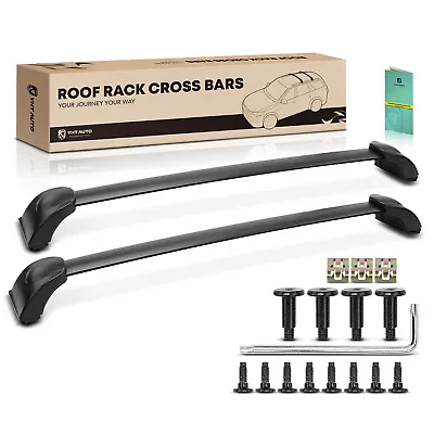Black Aluminum Alloy Roof Rack Rail Cross Bars Carrier For Mazda CX-7 2007-2012 • $78.99