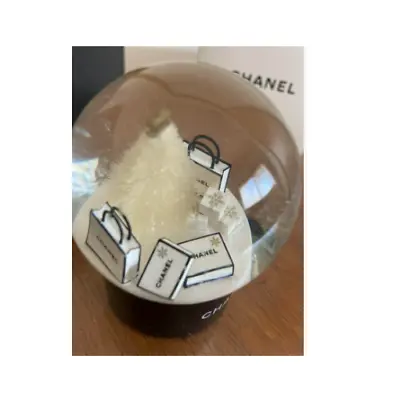 CHANEL Snow Globe Dome White Christmas Tree Limited Novelty Benefit VIP Customer • $170.96