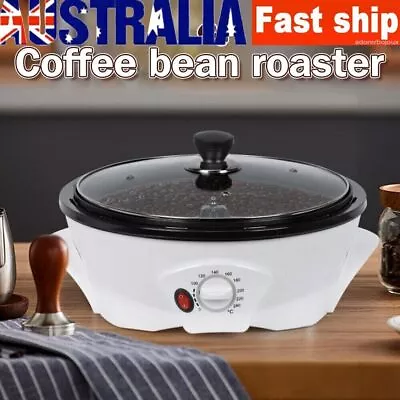 Electric Coffee Roaster Home Coffee Bean Non-Stick Roasting Baking Machine 220V • $52.06