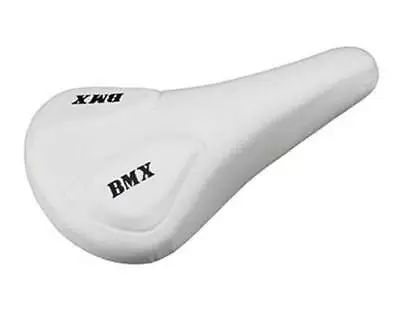 New! Absolute Genuine Bicycle Bmx Style Vinyl Saddle In White. • $23.99