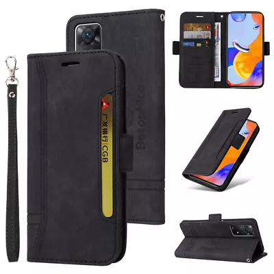 For Xiaomi Redmi 12C A2 Note 12S Note 12 Matte Wallet Leather Flip Cover Case • $16.45