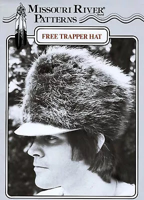 Missouri River Mountain Man Fur Trapper Hat Sewing Pattern - Historic Pioneer • $10.99