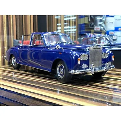 1/18 Diecast Rolls-Royce Phantom VI Blue Kyosho Scale Model Car • $479.99