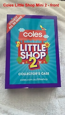 Coles Little Shop Mini 2 Collectable Full Set With Case Free Postage • $98