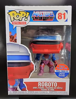 Funko Pop Masters Of The Universe 81 ROBOTO Figure Toy Tokyo Ex Read Description • $16.99