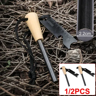 Magnesium Ferro Rod Fire Starter Emergency Ferrocerium Survival Striker Flint • $7.99