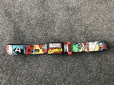 Boys Marvel Comic Belt One Size With Adjustable Size Positions Good Condition • £1.99