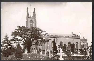 Christ Church WARMINSTER Wilts. Vintage Real Photo Postcard. Free UK P&p • £3.95