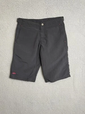 $32 • Buy Gill Mens Sailing Fishing Boating Nylon Short Gray Waist Size 30 Adjustable 12.5