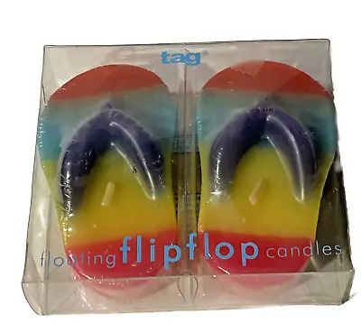Flip Flop Shaped Candles Floating Flip Flop Candles Multi Color NEW • $6.74