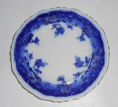 VINTAGE Johnson Bros. Flow Blue Clayton Dessert Plate • $22.48