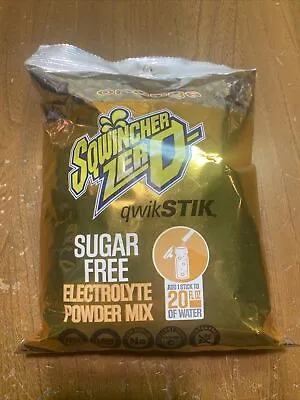 $19.10 • Buy Sqwincher Zero Qwik Stik Sugar Free Orange  (Pack Of 50) Mix With 16.9 Oz Bottle