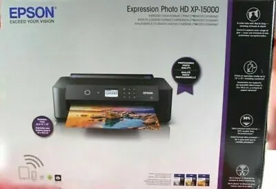 Brand New Epson Expression Photo HD XP-15000 Wide-format Printer - Black • $399