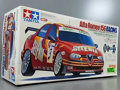 Rare New Open Box Tamiya 58245 1/10 R/C Alfa Romeo 156 Racing Kit FF-02 Chassis • $415