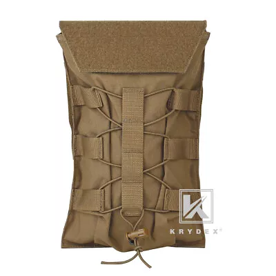 KRYDEX Tactical Hydration Carrier Modular MOLLE Backpack Outdoor Panel For Vest • $24.95