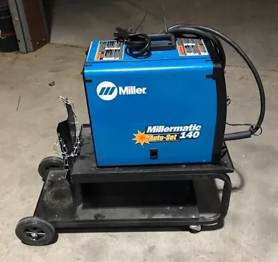 Millermatic 140 Mig Welder - NON-Working - Cart Included - Local Pickup Only • $475