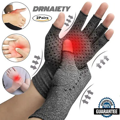 £4.99 • Buy Compression Gloves Arthritis Pain Relief Carpal Tunnel Hand Wrist Brace Support