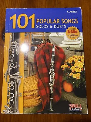 101 Popular Songs For Flute * Solos & Duets * With 3 CDs Santorella Publications • $12