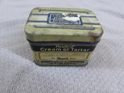 Vintage Cream Of Tartar Container Puretest United Drug Company 3 Ounce Boston -  • $7