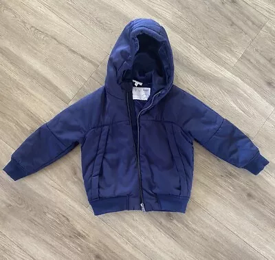 Seed Boys Navy Hooded Jacket Size 5 • $15