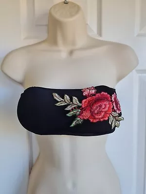 Womens Bandeau Bikini Top Size S • £3.59