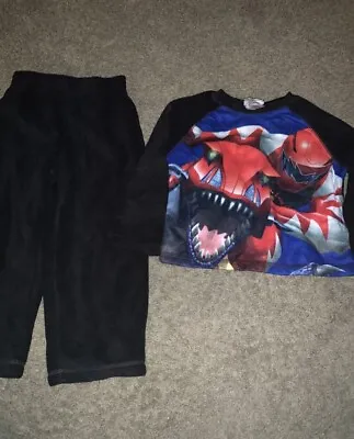 $9.90 • Buy Disney Power Rangers Boys Fleece Pajamas Size XXS