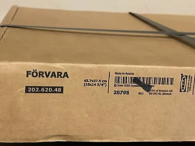 Ikea Forvara Drawer 18  X 14 3/4  White For Sektion Kitchen Cabinets 202.620.48 • £15.49