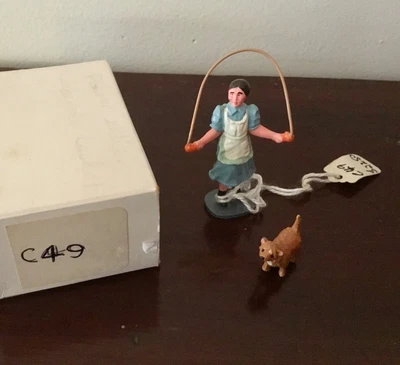 $30.20 • Buy Trophy Miniatures Of Wales Figure Skipping + Dog Toy Train Unused With Box