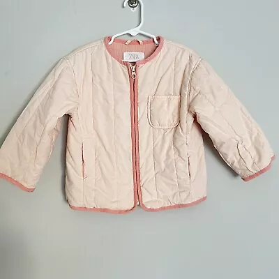 Zara Quilted Jacket Girls 4-5 Years • $20