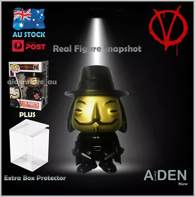 🔥 Funko Pop Movies Special Collection V For Vendetta Figure + Protector AU NEW • $44.50