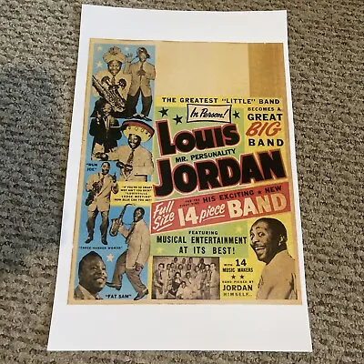 Louis Jordan Mr. Personality Poster 11 X 17 (211) • $9.99