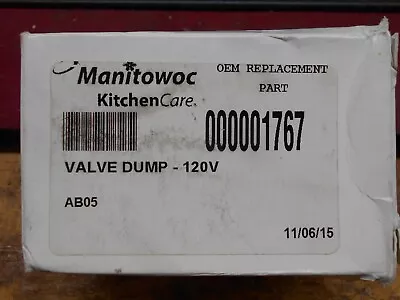 MANITOWOC ICE 000001767 1767 14062 Replacement Water Dump Solenoid Valve • $39.95