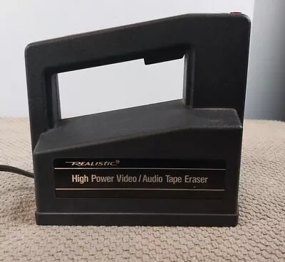 Vintage Realistic High Power Audio Video Tape Eraser 44-233 Tested Works EUC • $15