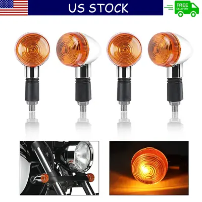 4X Motorcycle Turn Signals Blinker Lights For Honda Shadow Aero 750 VT750C USA • $18.98