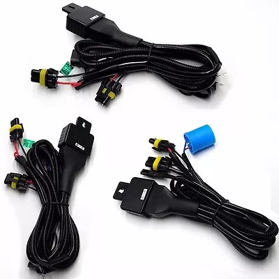 Relay Wiring Harness For Bi-Xenon HID Xenon Kit 9004 9007 H4 H13 9008 HB2 HB5 • $7.99