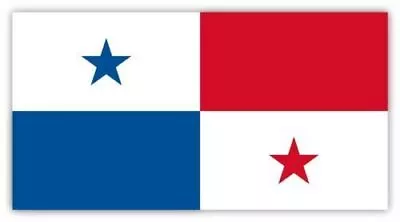 Patriotic Panama Flag Sticker Laptop Wall Car Hard Helmet • £2.33