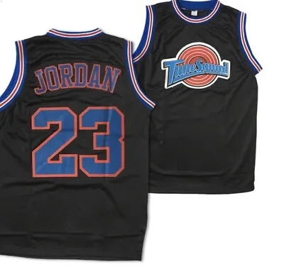 Space Jam Tune Squad Basketball Jersey #23 Jordan Stitched Sz L • $13