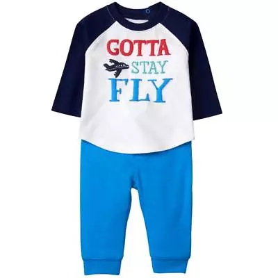 NWT Gymboree Spring Forward Gotta Stay Fly AIrplane Set 2PC Baby Boy • $16.96