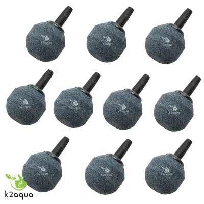 £2.99 • Buy Air Stone 20mm Round Aquarium Pond AIRSTONES Oxygen Bubbles Pump Fish Tank