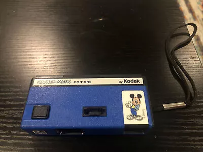 Mickey - Matic Blue 110 Film Camera Kodak Mickey Mouse Disney 1988 Point Shoot • $10