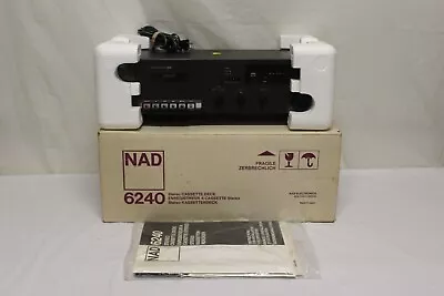 *VINTAGE* NAD Stereo Cassette Deck 6240 (1986) Tested And Working H4 • $200