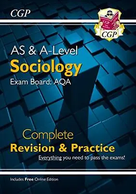 New AS And A-Level Sociology: AQA Complete Revision & Practice (... By CGP Books • £8.99