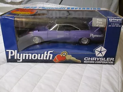 1/18 American Muscle / Ertl Mopar Plum Crazy 1970 Plymouth Superbird • $199.99