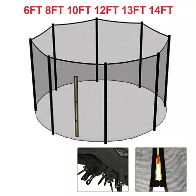 £26.98 • Buy Trampoline Replacement Safety Net Enclosure Surround Outside Netting 6FT 8FT