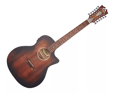 D'Angelico Premier Fulton LS 12-String A/E Guitar - Aged Mahogany - B-Stock • $209.99