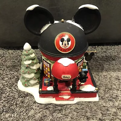 $89.99 • Buy Department 56 Mickey Mouse Ear Hat Shop Disney Village 6007177 Porcelain 7 1/4 