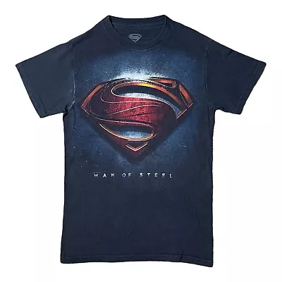 Superman Man Of Steel Movie Promo T-Shirt Size Small DC Comics 2013 Big Graphic • $24.99